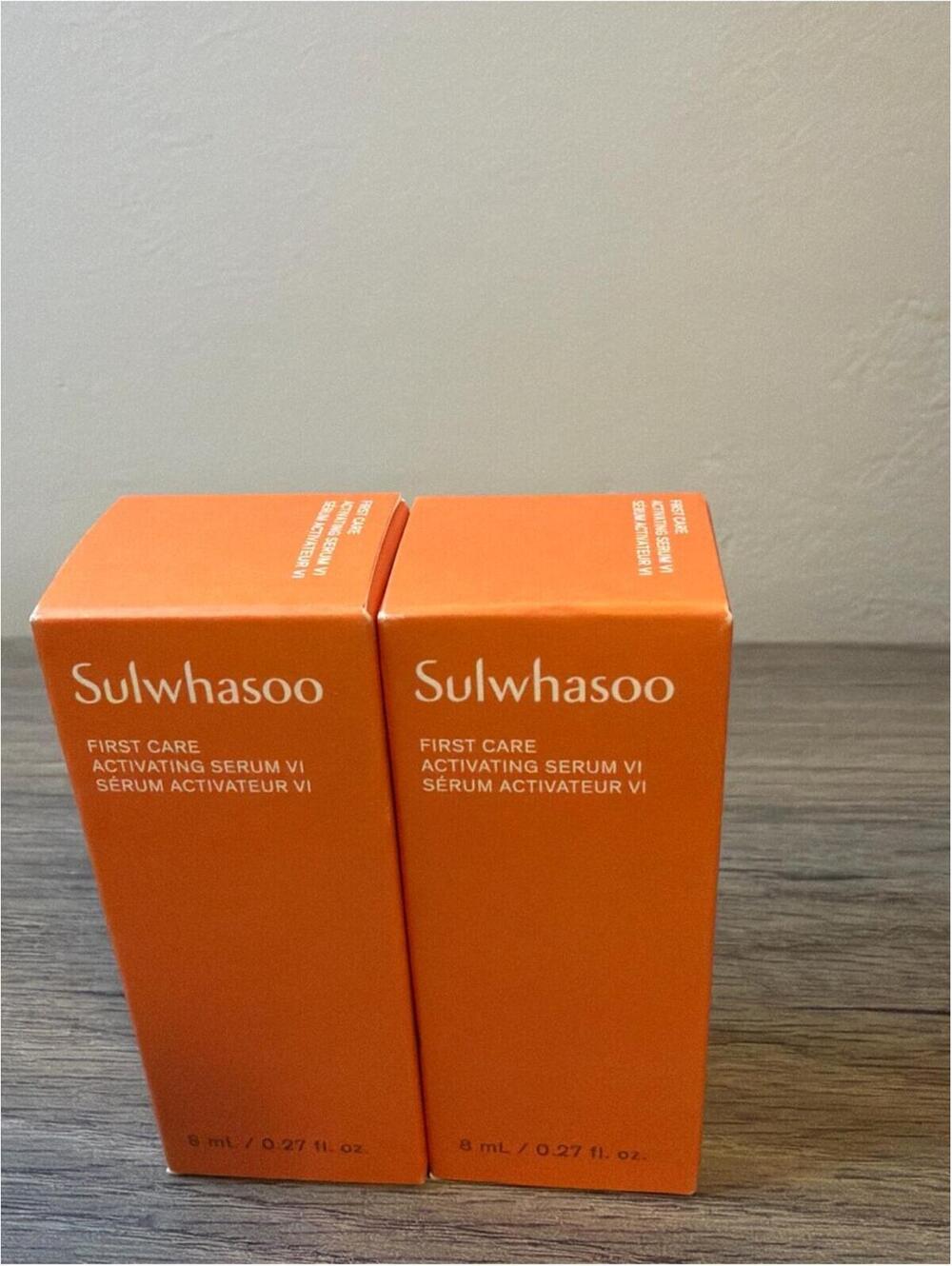 2 X Sulwhasoo First Care Activating Serum VI - 8 ml each